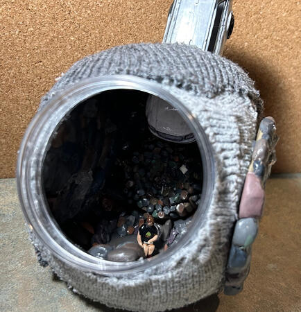 My first Tiny Cave! This one is roughly the size of a softball